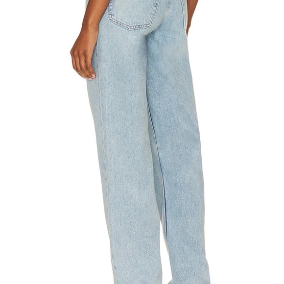 GRLFRND Light Blue Straight Leg Jeans
Jordan low rise frayed waist bf jeans - Picture 2 of 5